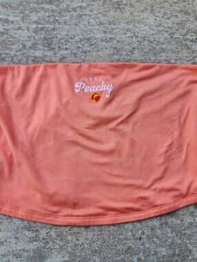Just Peachy Coral Strapless Tube Top By Fourteen Twelve, Womens Sz XL